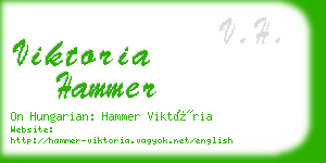 viktoria hammer business card